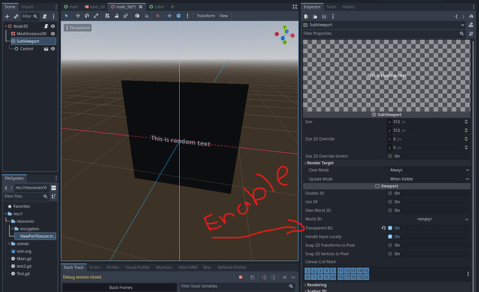 SubViewPortContainer