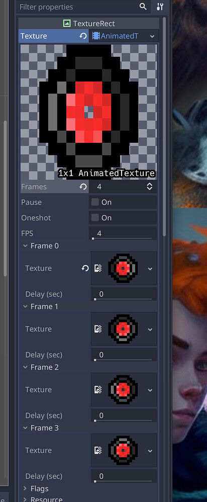 How to call AnimationSprite to a TextureRect - Archive - Godot Forum