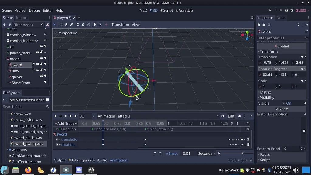 How to rotate an object while moving it across an axis? - Archive ...