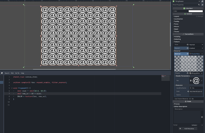Enable repeat texture in Visual Shader - Shaders - Godot Forum