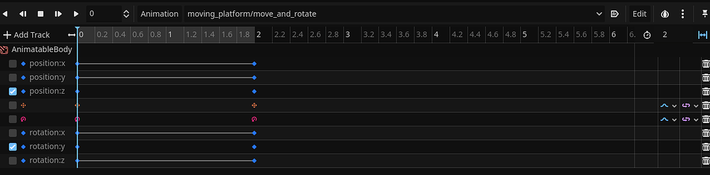 Animating position and rotation - Animation - Godot Forum