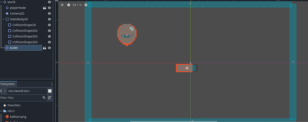 Player pos not updating in bullet node - Help - Godot Forum