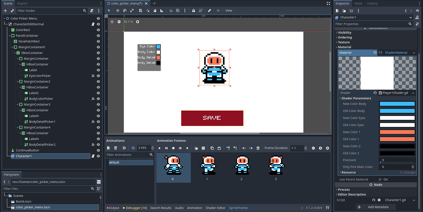 Character customization via Shader - Help - Godot Forum