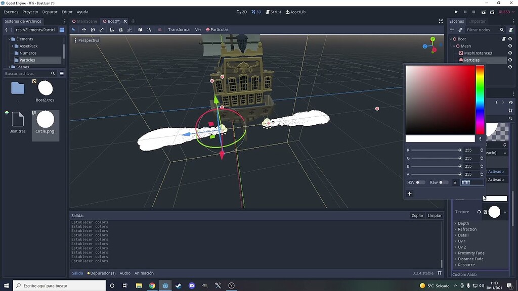 Transparency in 3d particles - Archive - Godot Forum