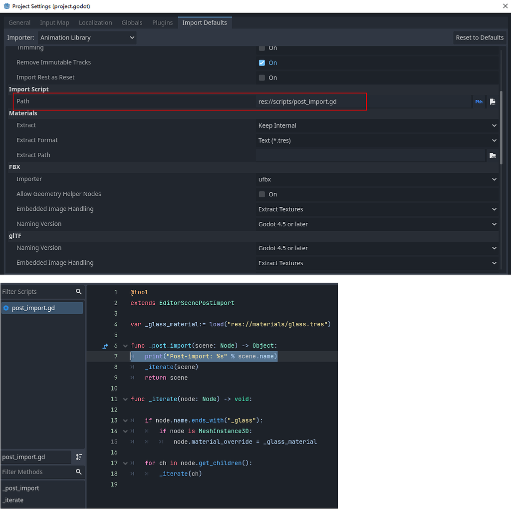 When import script is executed? - Help - Godot Forum