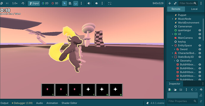 During playtest (the item is visibly clipping through the floor)
