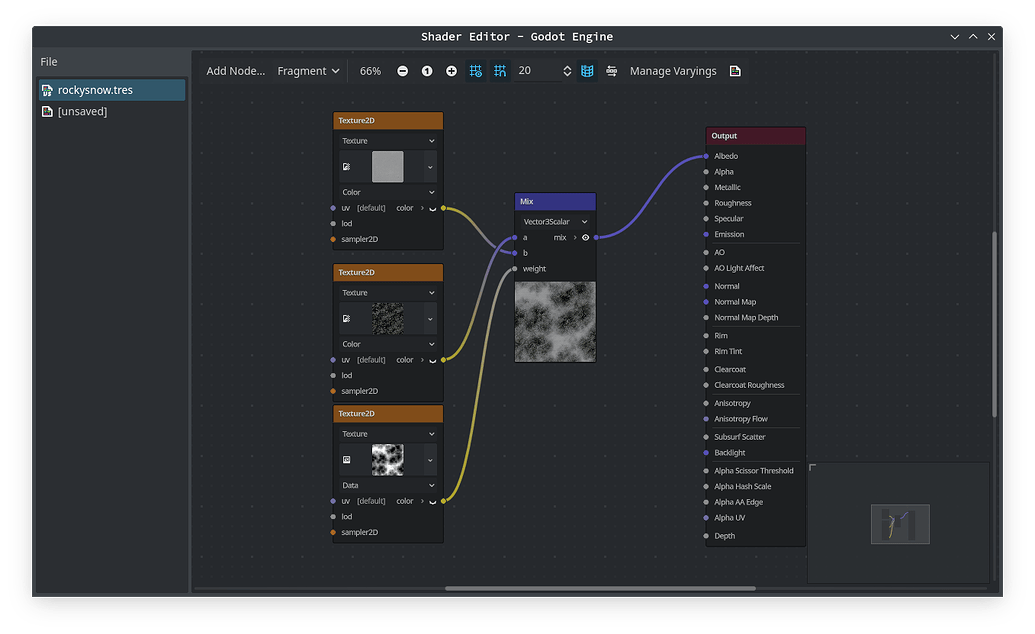 How to Convert StandardMaterial3D to VisualShader? - Shaders - Godot Forum