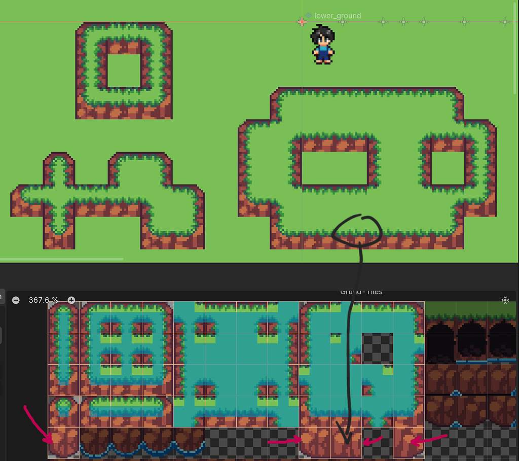How to cliff / higher walls autotile? - Help - Godot Forum