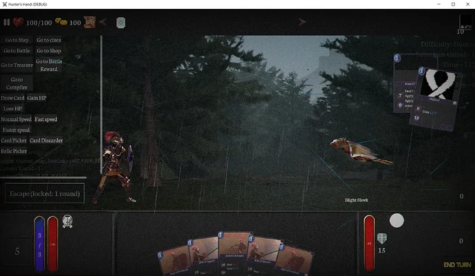 run from inspector enemy present