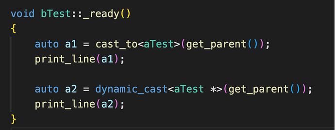 class bTest::_ready function