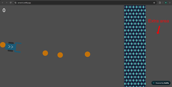 arrow not ok text