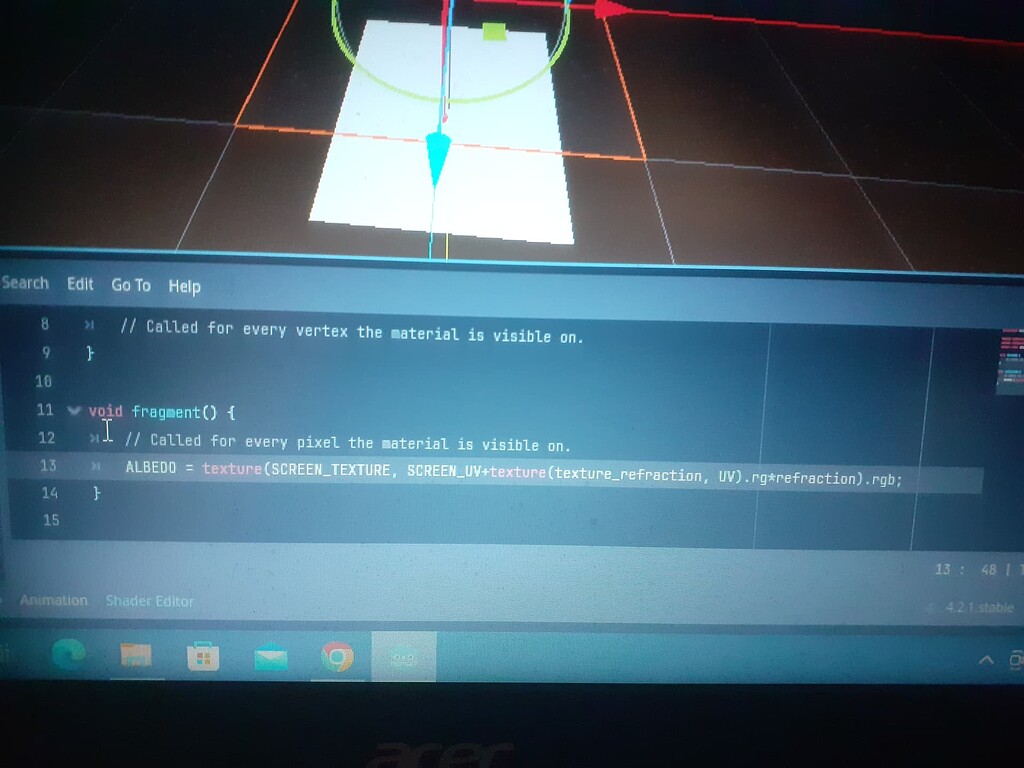 Another problem with distortion - Shaders - Godot Forum