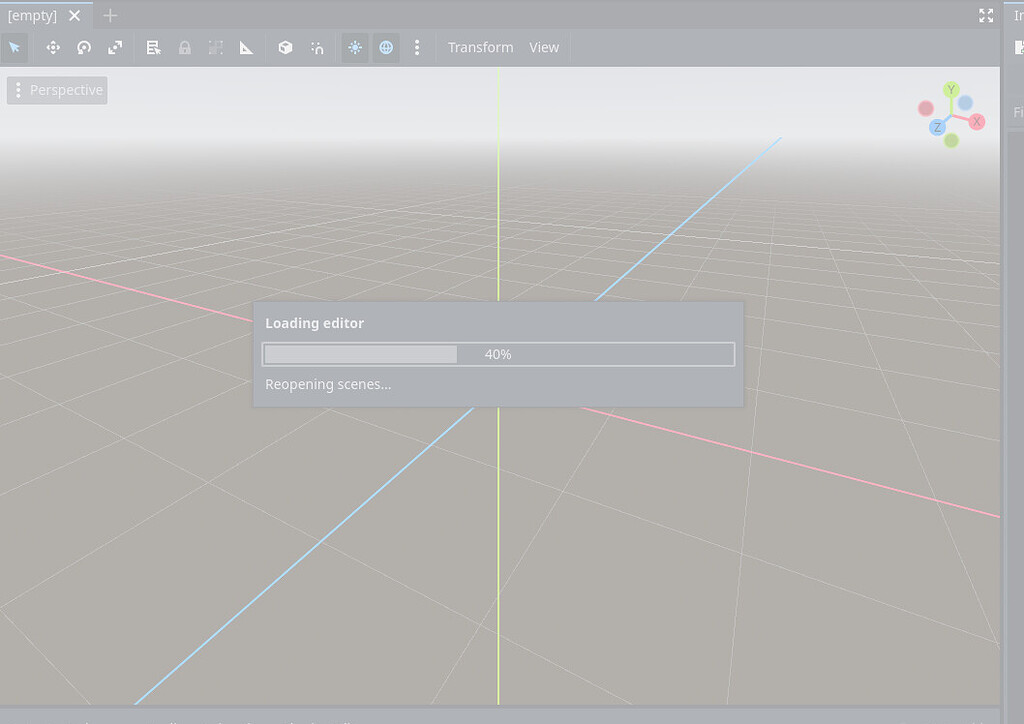 Freeze loading the editor - Help - Godot Forum