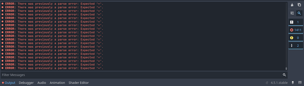 Parse error outside of game runtime with no indication of source - Help ...