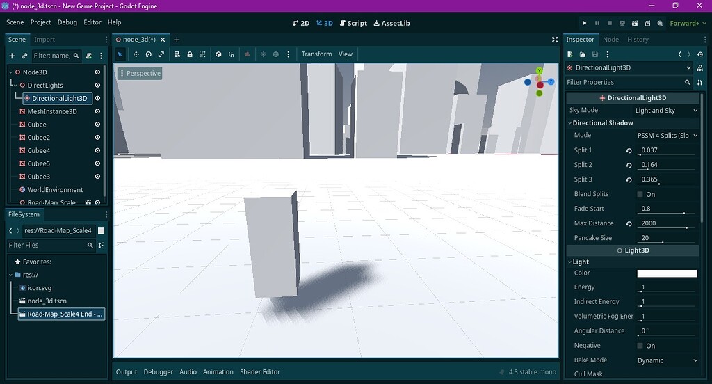 hi . Shadows Problem in Big Scene - Help - Godot Forum