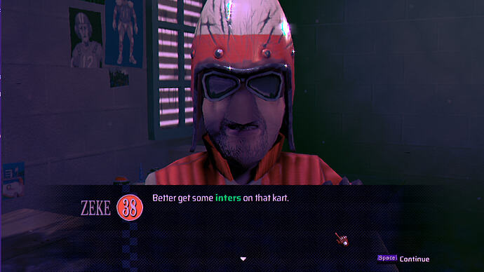 Master Mechano Zeke says "Better get some inters on that kart."