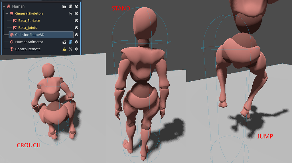How to align physical body with animation? - Help - Godot Forum