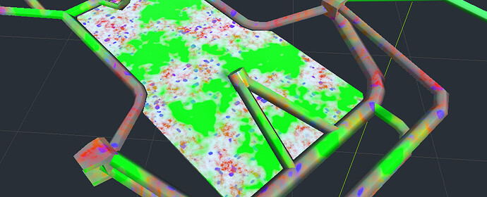 visualization of how wear and tear will be applied