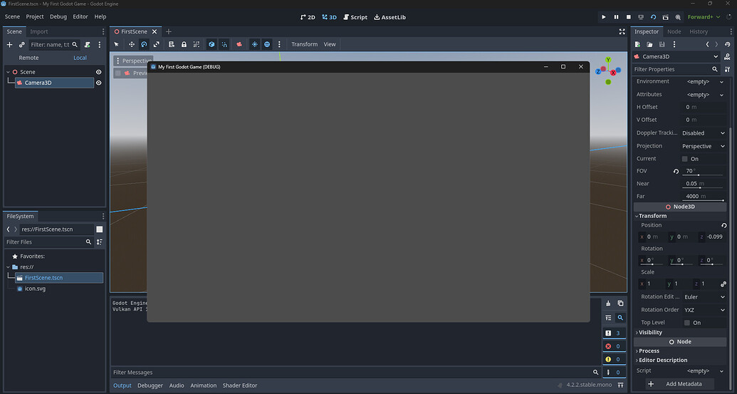 Why is my godot scene not rendering properly? - Help - Godot Forum