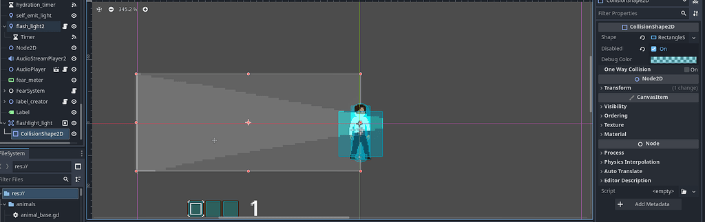 CollisionShape2d rotation and pivot question - Help - Godot Forum