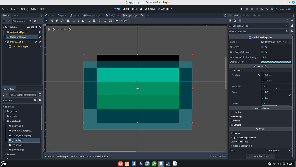 Trouble editing collision shapes in editor - Help - Godot Forum