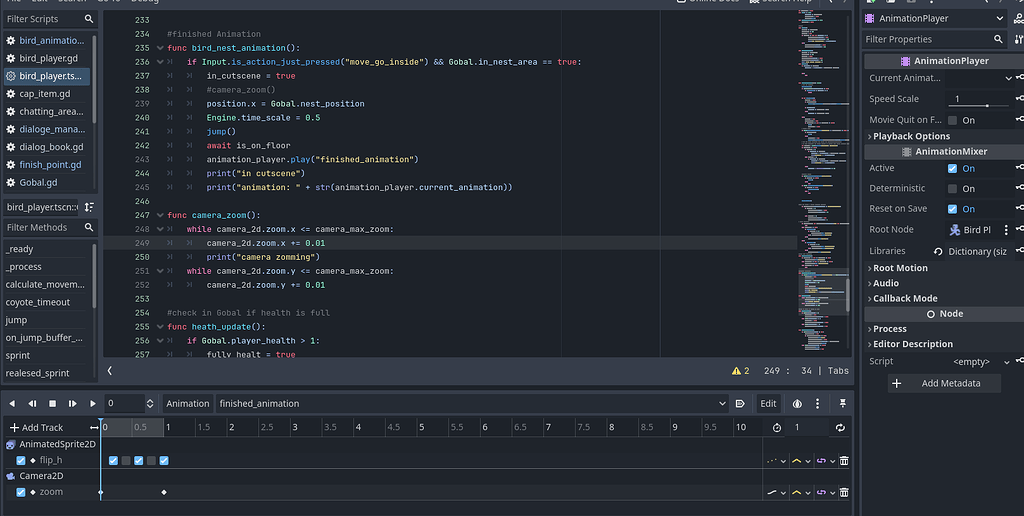 Why does my animationplayer don't play the animation? - Help - Godot Forum