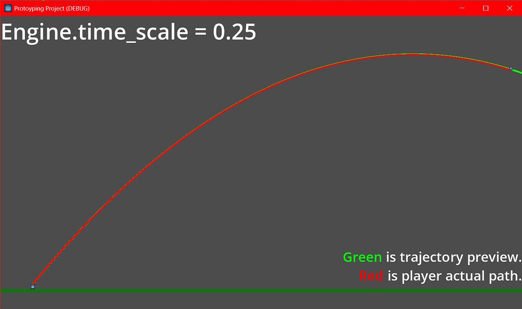 Player Movement Diverges From Trajectory Preview - Physics - Godot Forum