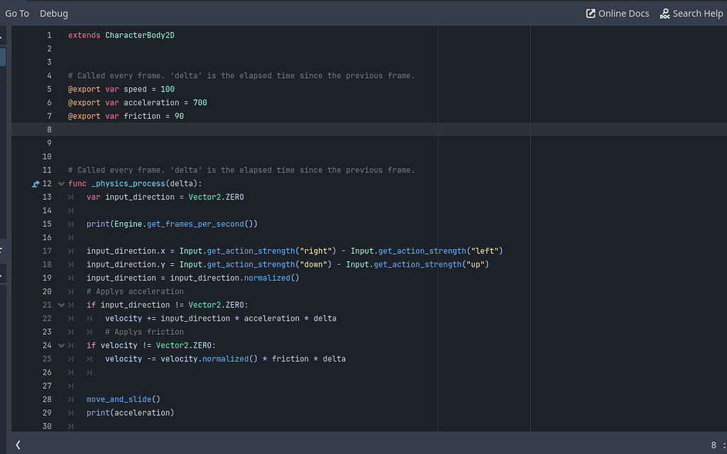 Character sprite stutters when it moves - Help - Godot Forum