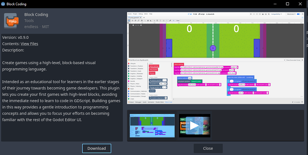 Help with block coding plugin - Programming - Godot Forum