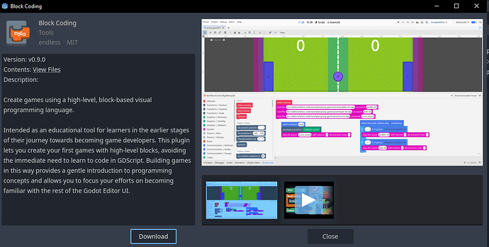 Block coding from Assetlib