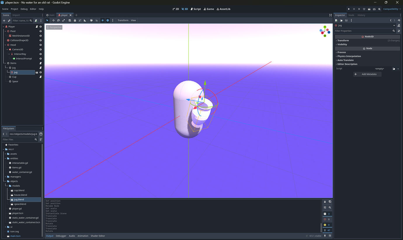 Why model size is broken in different scenes? - Help - Godot Forum