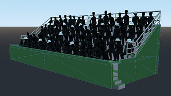 An in-engine screenshot of the stands.