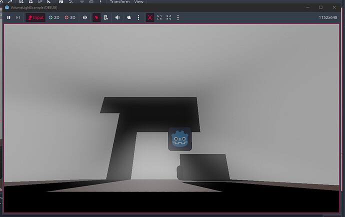 You can see that, even though we just freed the earlier DirectionalLight3D, the new one will cast shadows properly.