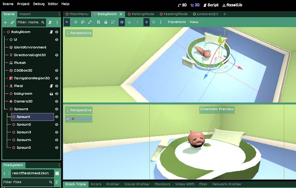 Instantiate CharacterBody3D to Random Spawn Points - Programming ...