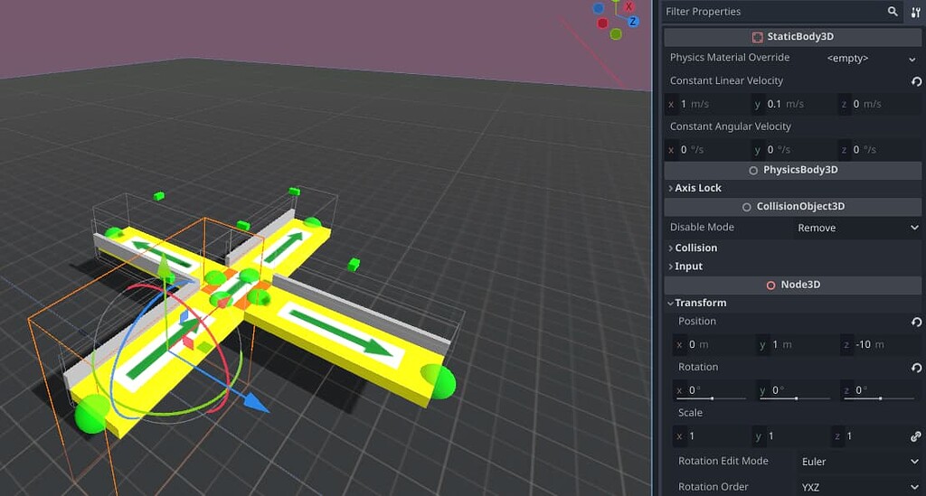 Make constant linear velocity follow object s rotation help godot forum
