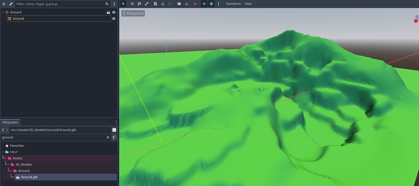 How to make a Collision Shape from a mesh instance? - Help - Godot Forum