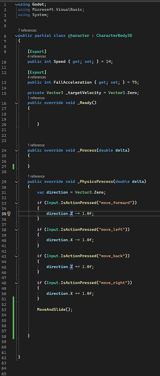 Having trouble getting a 3d character moving - Help - Godot Forum