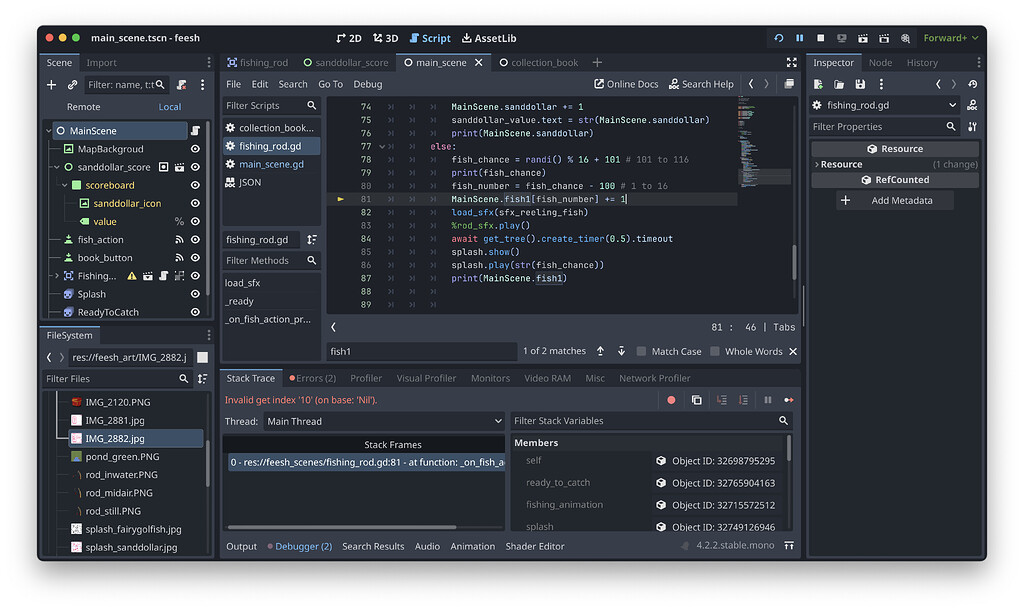 Saving and Loading a 1D Array Error - Help - Godot Forum