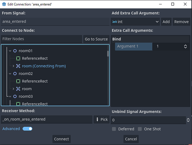 How to pass argument to signal - Help - Godot Forum