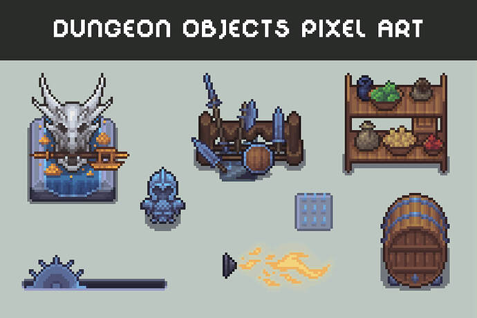 Free-Pixel-Art-Dungeon-Objects-Asset-1