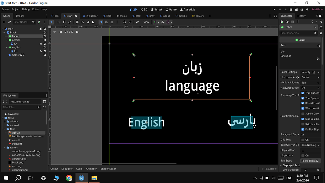 Lable rendering issue - Help - Godot Forum