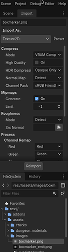 importsettings