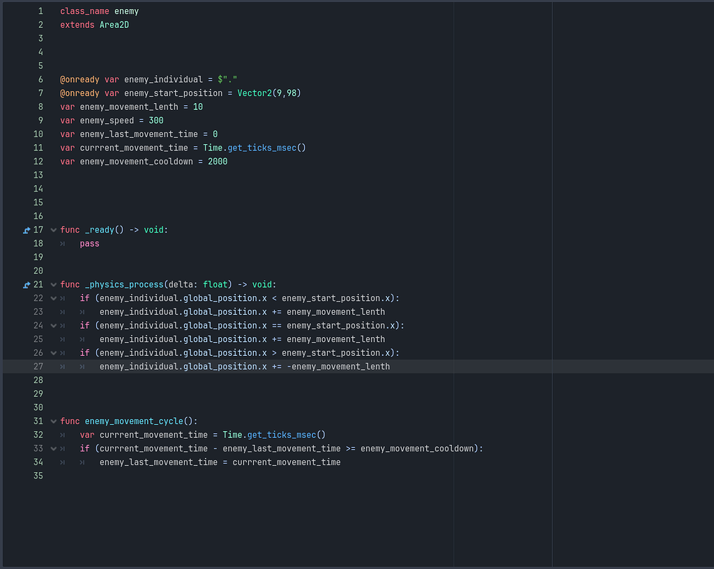 Enemy movement controll! - Help - Godot Forum