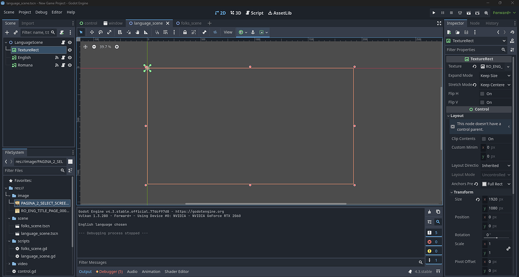 TextureRect Texture resource not visible in editor - UI - Godot Forum