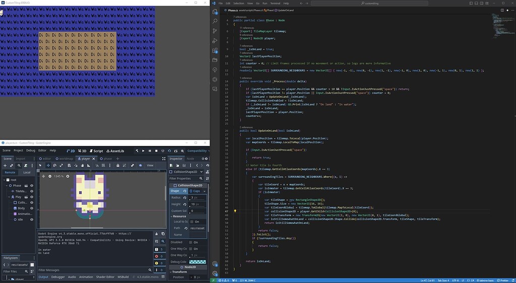 Problem calculating collision - Help - Godot Forum