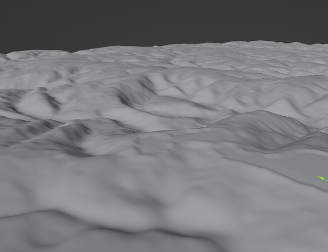 How the terrain should look