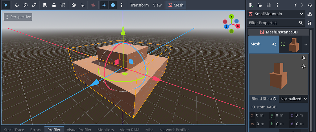 Why does my Mesh in the Scene not line up with the one in the Preview ...