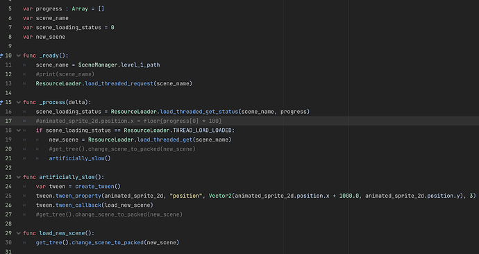 Loading scene and passing a string - Programming - Godot Forum