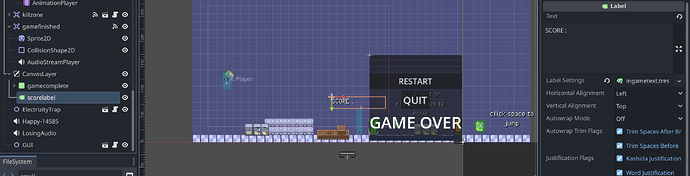 starting screeshot