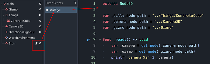 Is Camera3D.reparent() working or not? - Programming - Godot Forum